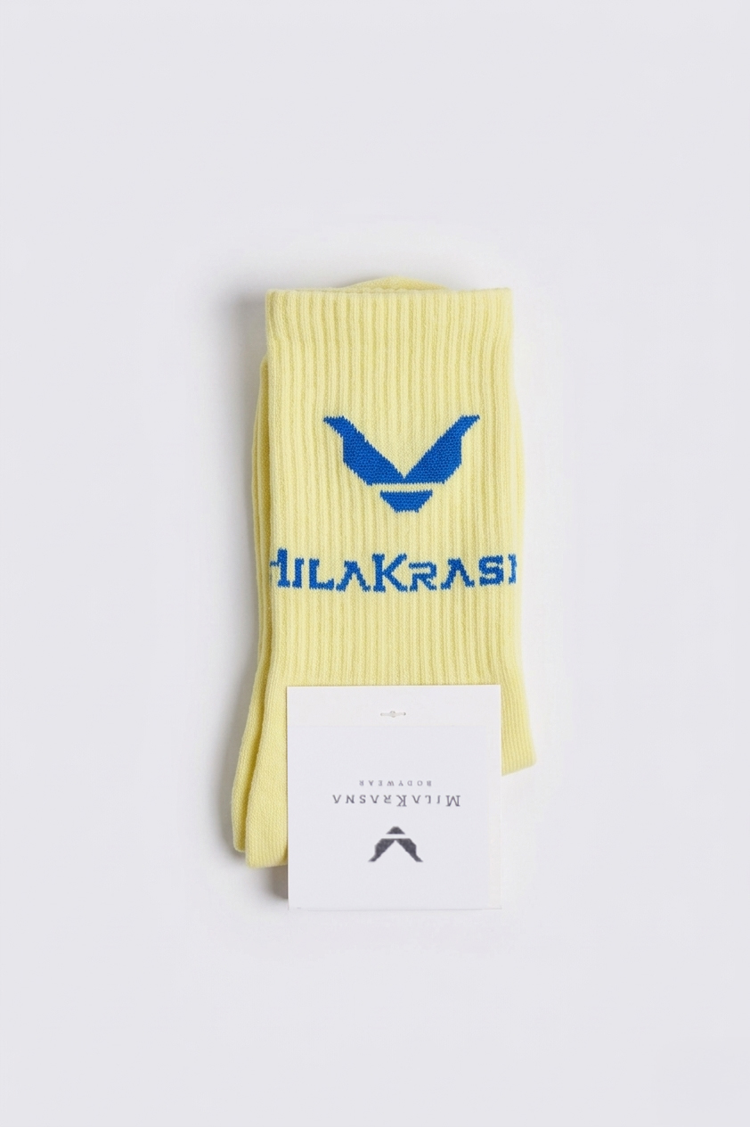 MilaKrasna_polewear_socks_yellow-blue